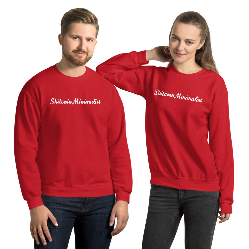 Shitcoin Minimalist Bitcoin Sweatshirt