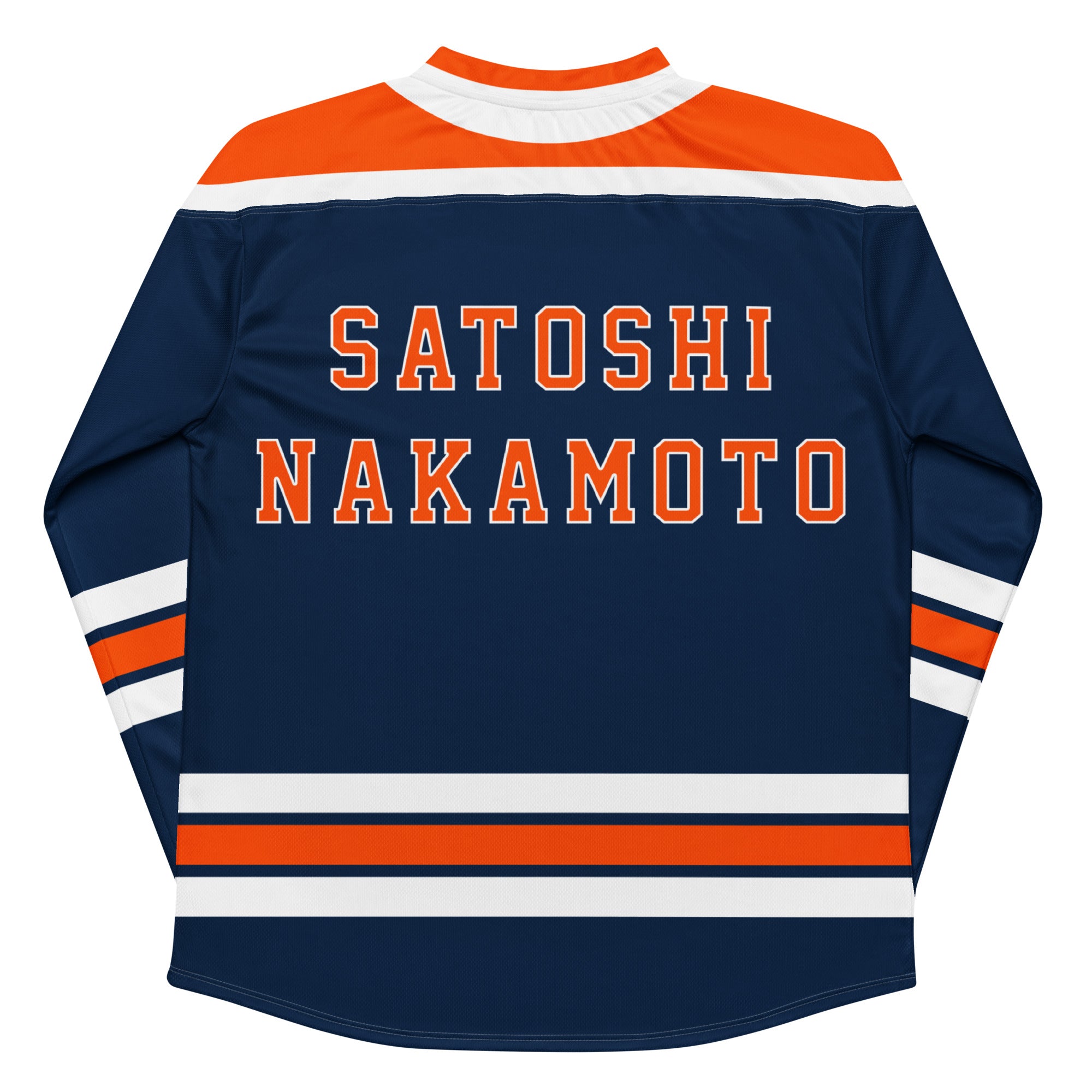 Satoshi Nakamoto Hockey Jersey - 21 Million - Bitcoin Merchandise