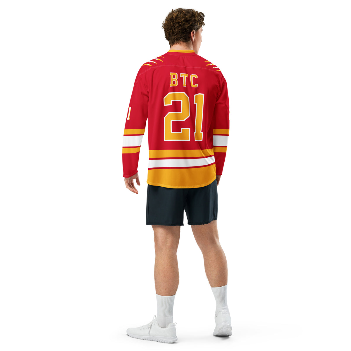 Bitcoin Merchandise - Bitcoin Jersey - Hockey Jersey - Tiger Fiat Currencies