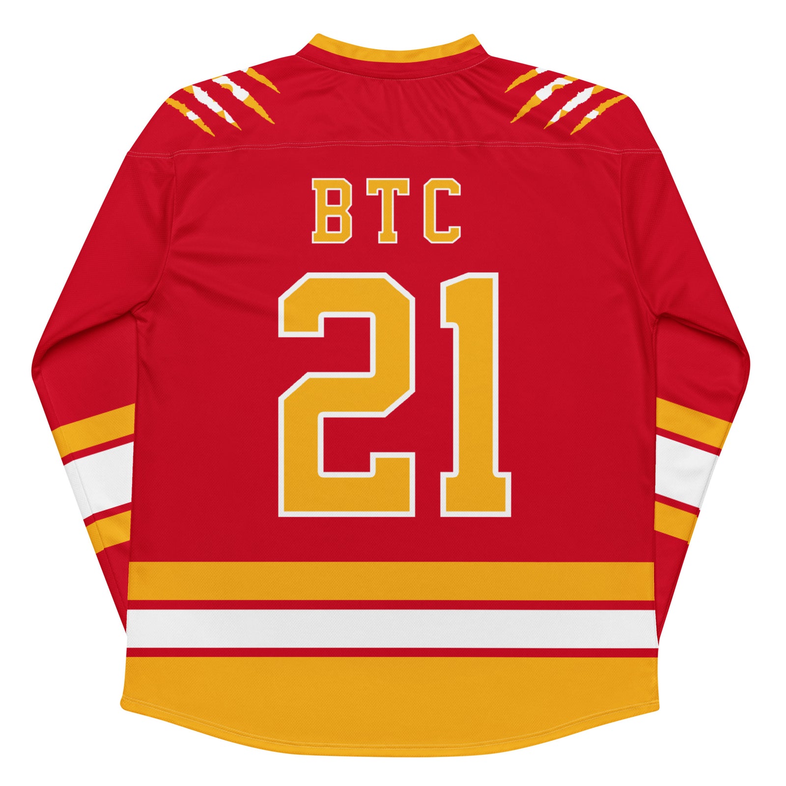 Bitcoin Merchandise - Bitcoin Jersey - Hockey Jersey - Tiger Fiat Currencies