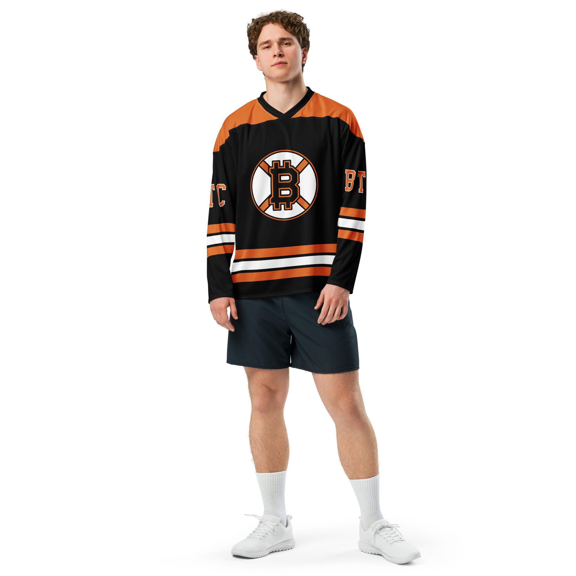 Bitcoin Jersey - Hockey Jersey - Bitcoin Merchandise - BTC Merch