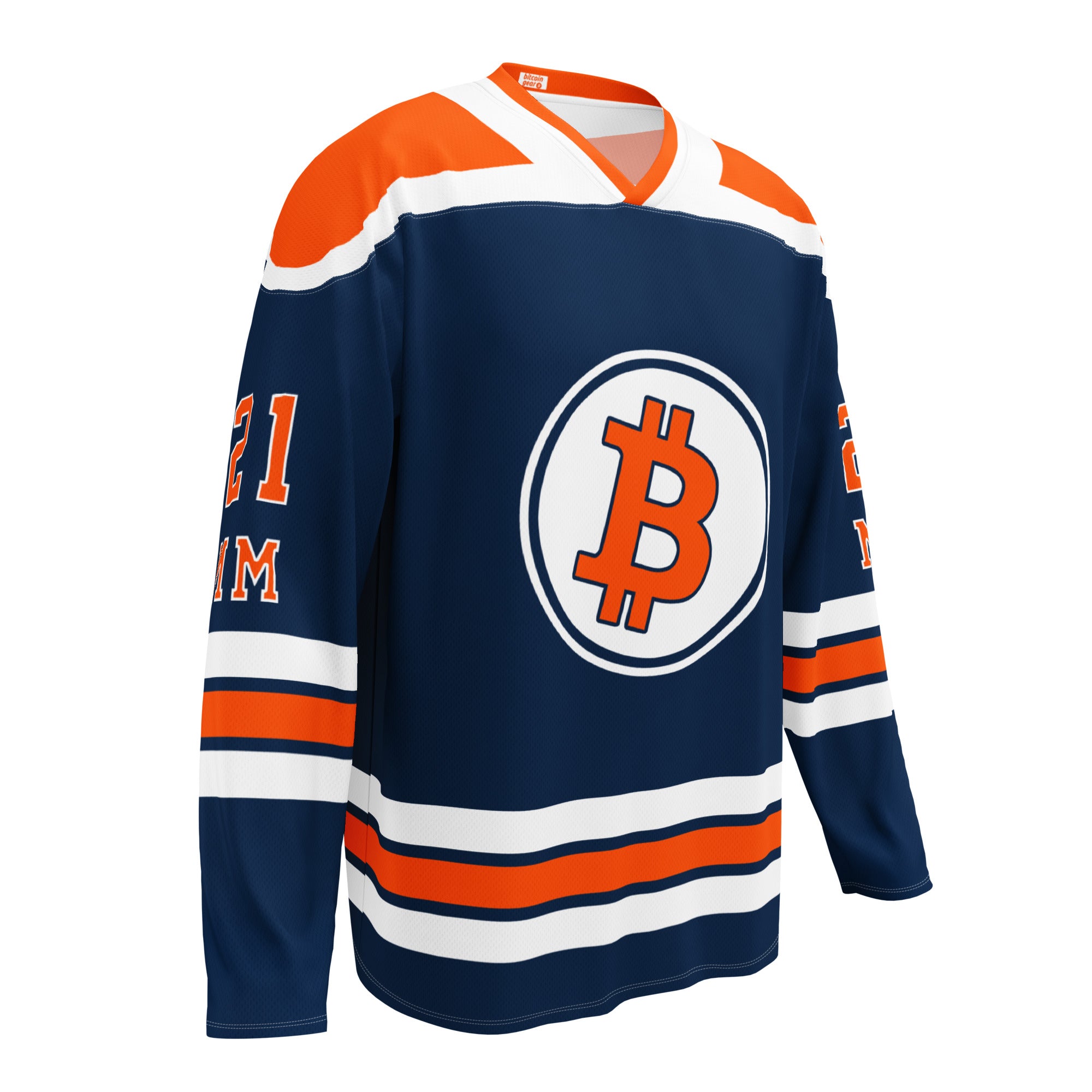 Satoshi Nakamoto Hockey Jersey - 21 Million - Bitcoin Merchandise