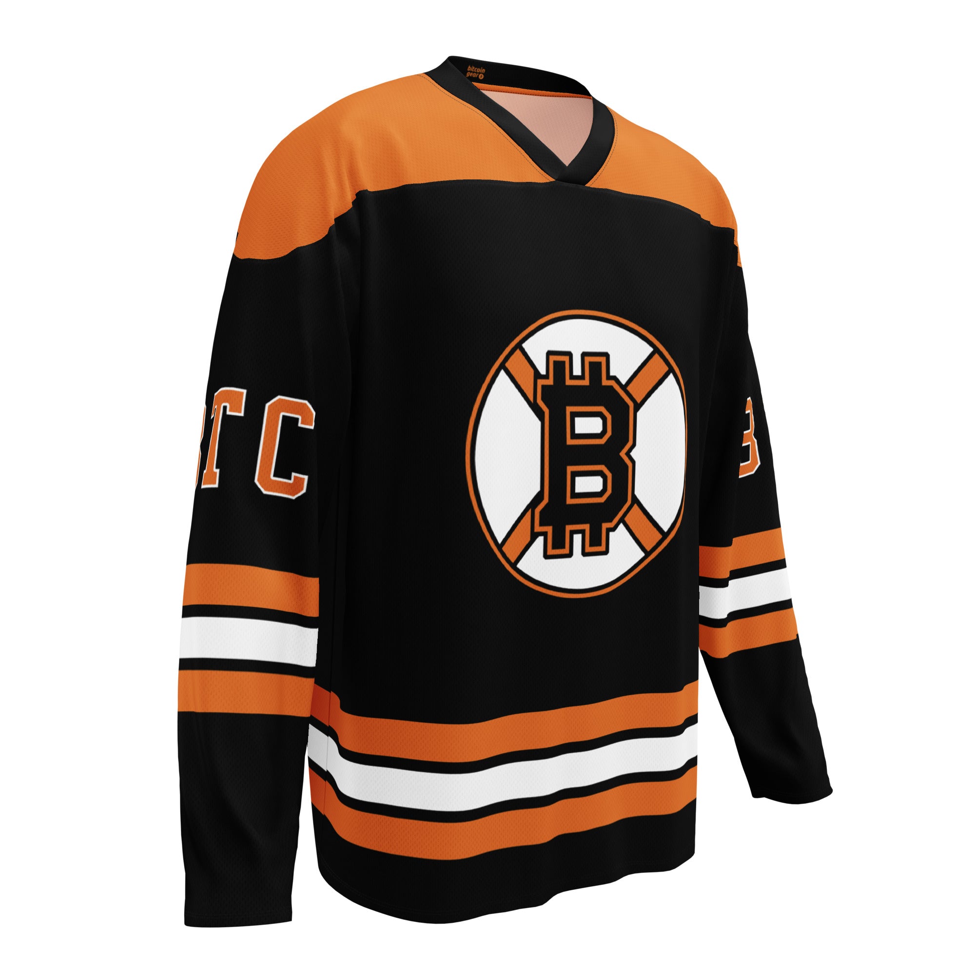 Bitcoin Jersey - Hockey Jersey - Bitcoin Merchandise - BTC Merch