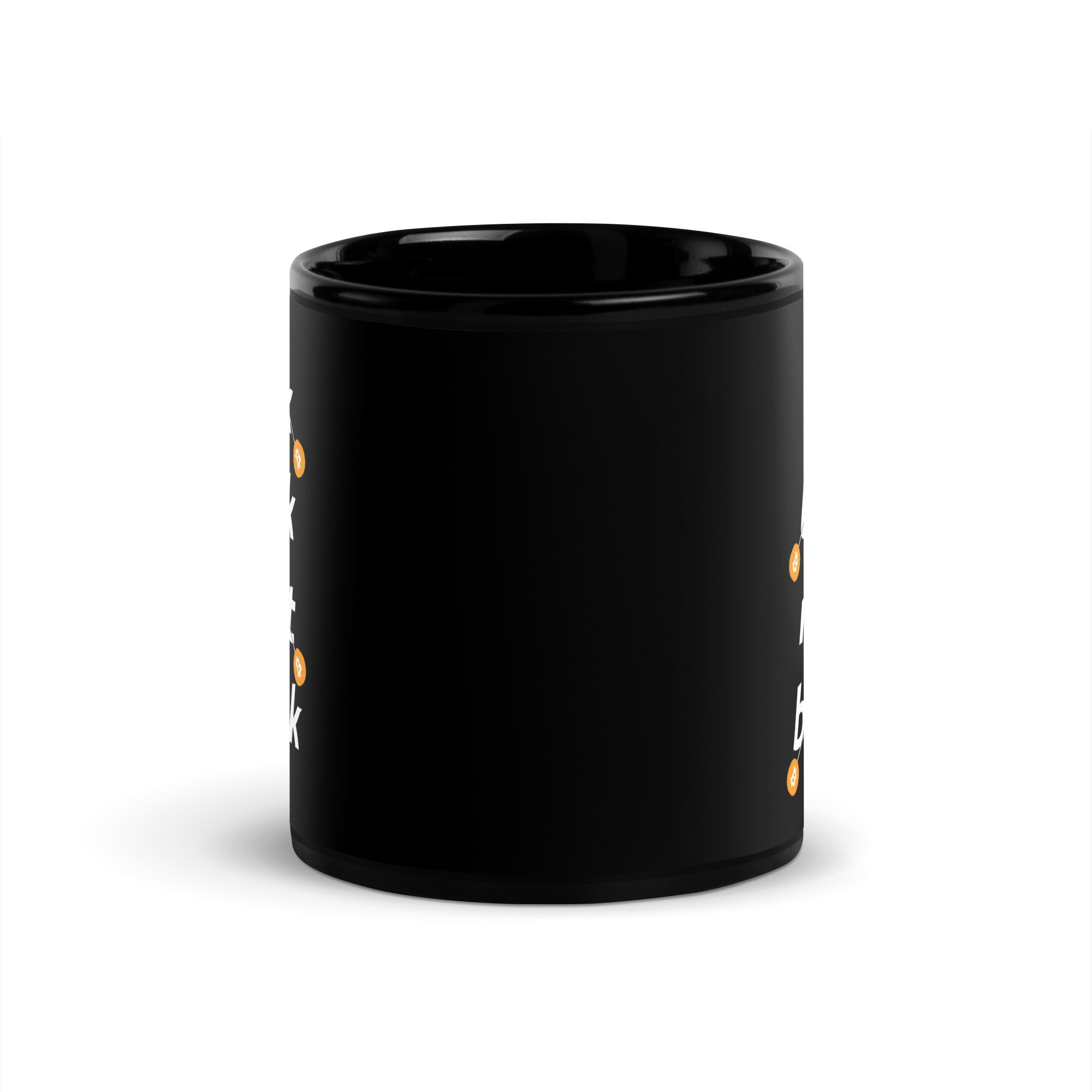 Tick Tock Next Block Black Glossy Mug - 11oz