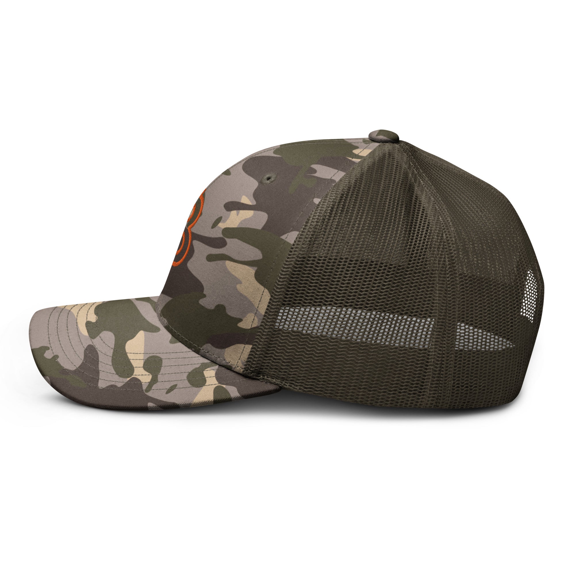 Camouflage Trucker Hat | Camo / Olive