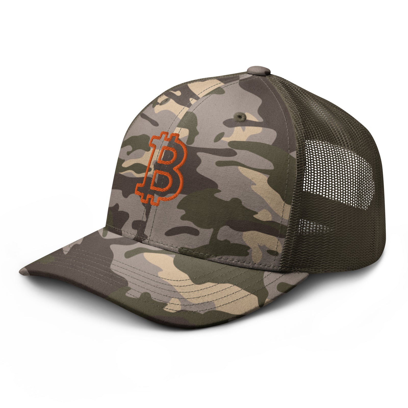 Bitcoin Hat - Camo Hat - Bitcoin Merch