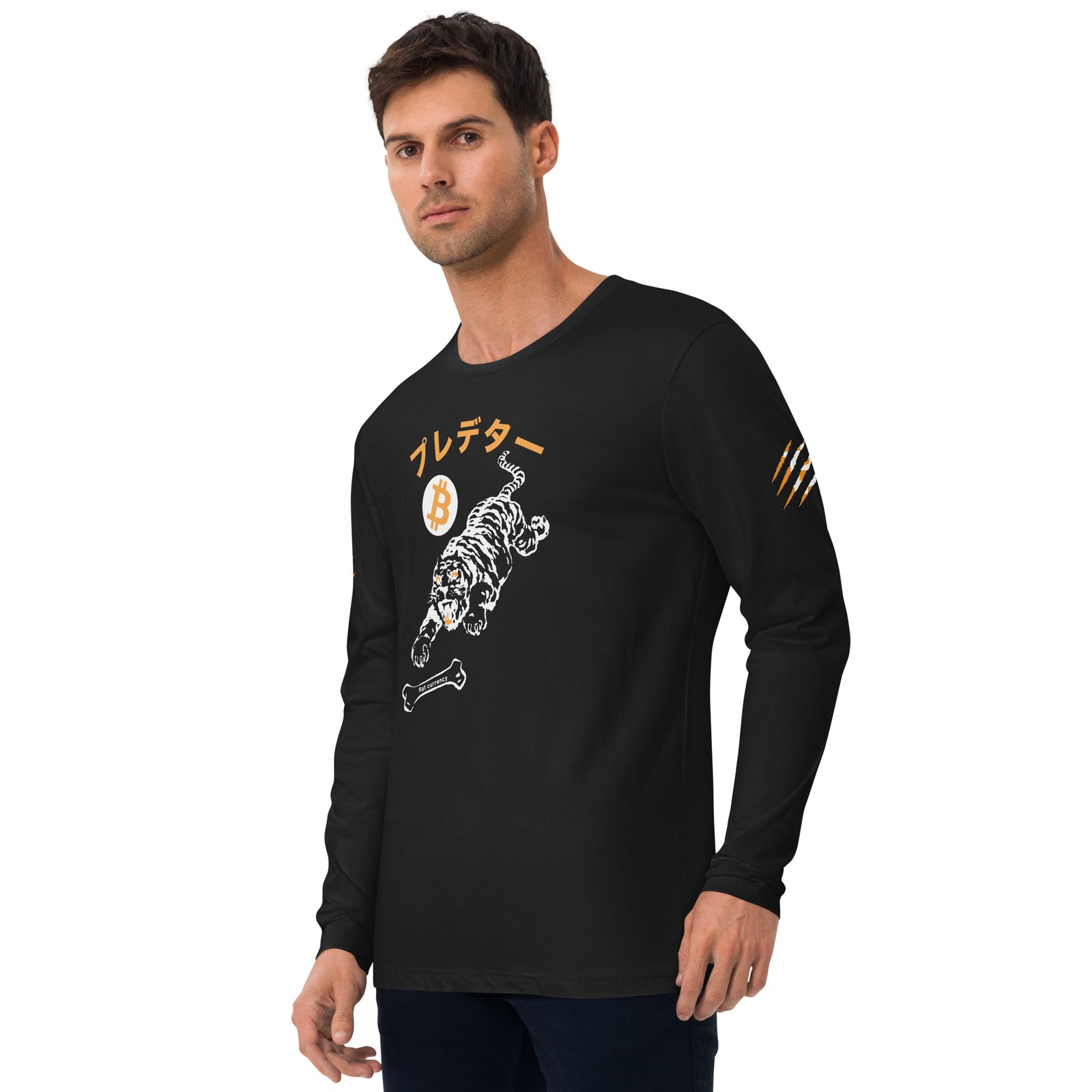 Bitcoin Merchandise - Long Sleeve Print - Apex Predator - Money Printer Goes Brrr