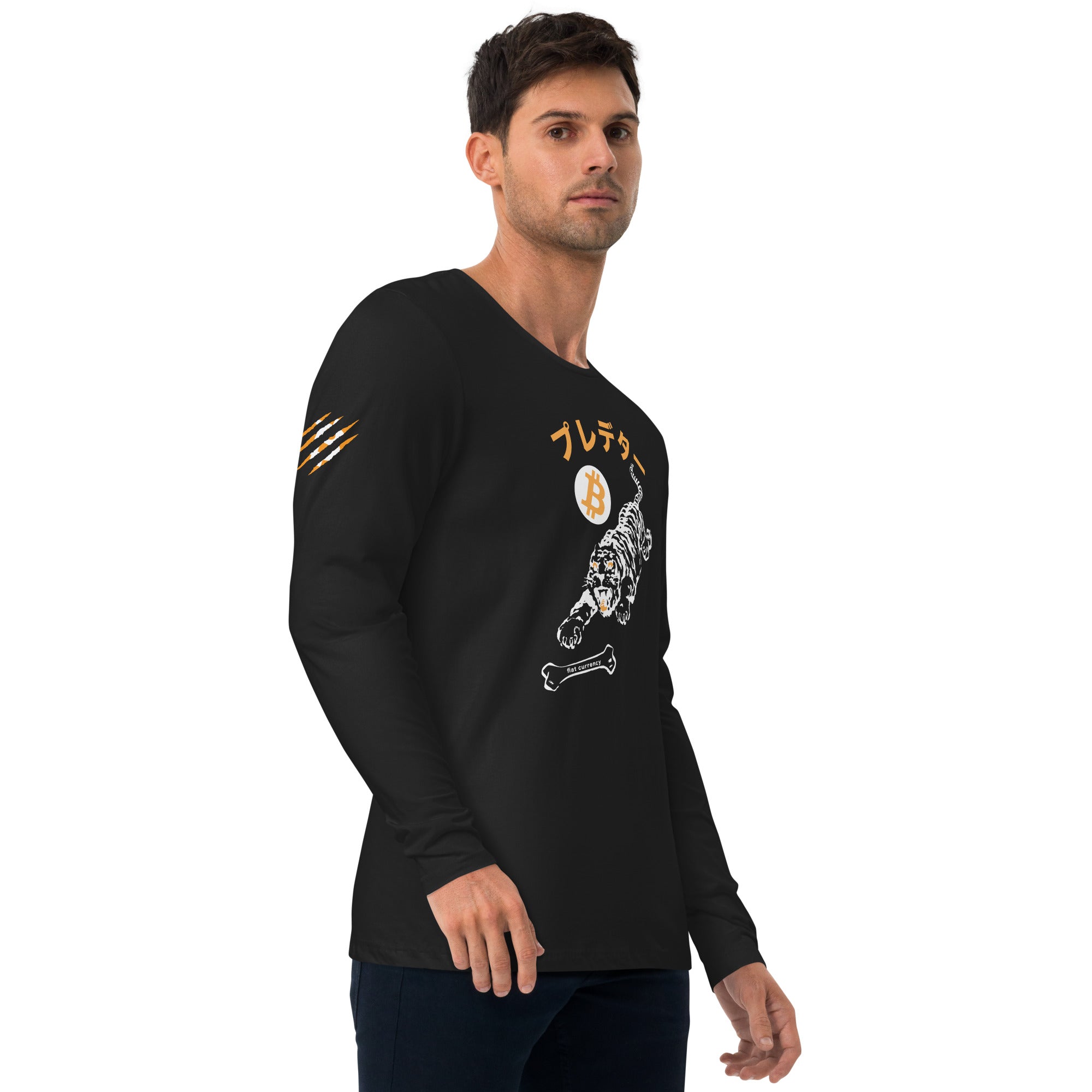 Bitcoin Merchandise - Long Sleeve Print - Apex Predator - Money Printer Goes Brrr