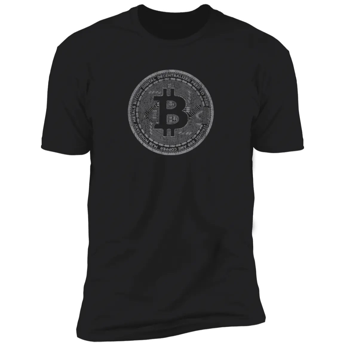 Vintage Bitcoin Coin T-Shirt - Bitcoin Merchandise