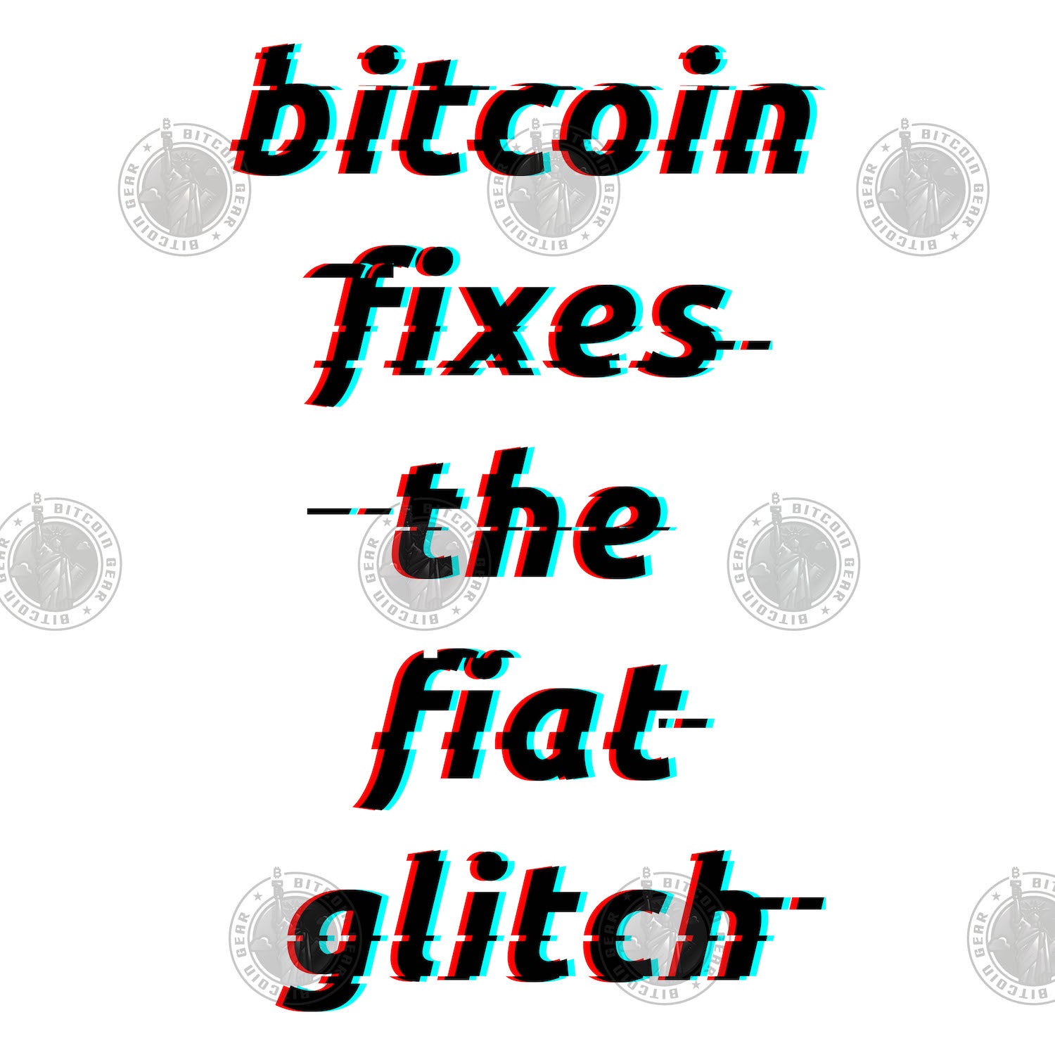 Bitcoin Fixes The Fiat Glitch Unisex Hoodie