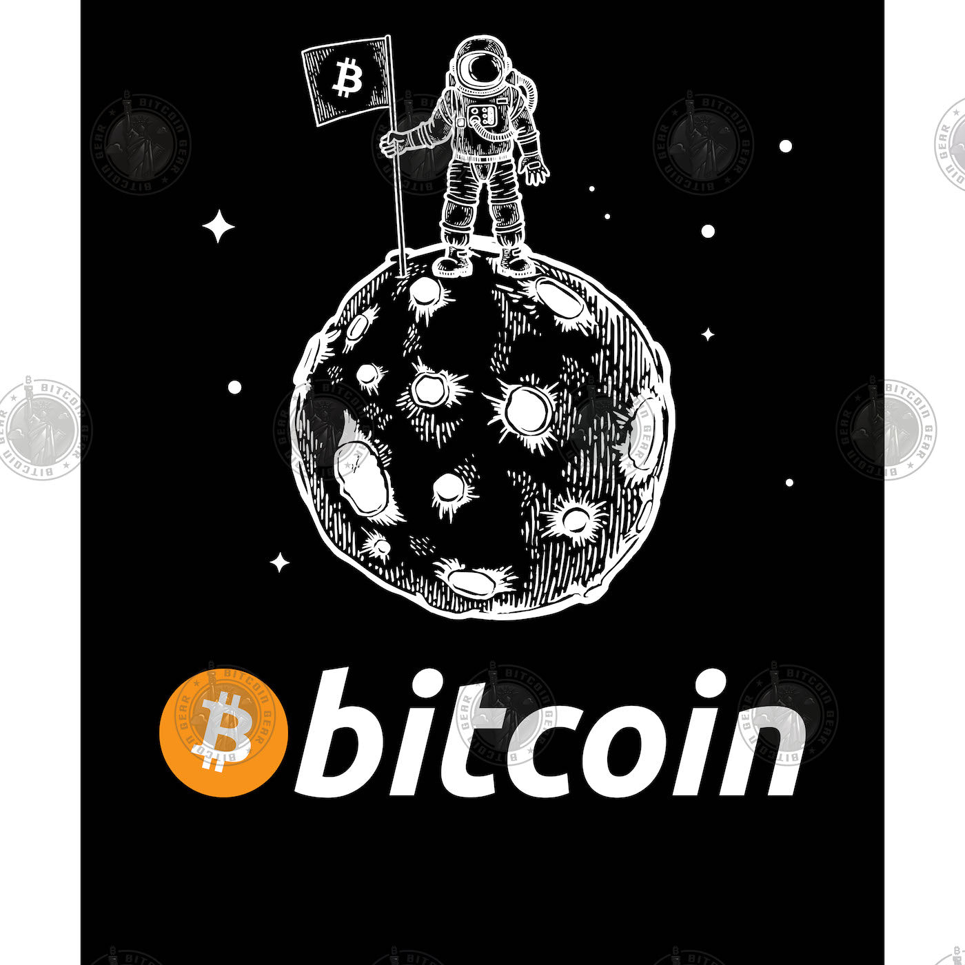 Bitcoin To The Moon Unisex T-Shirt