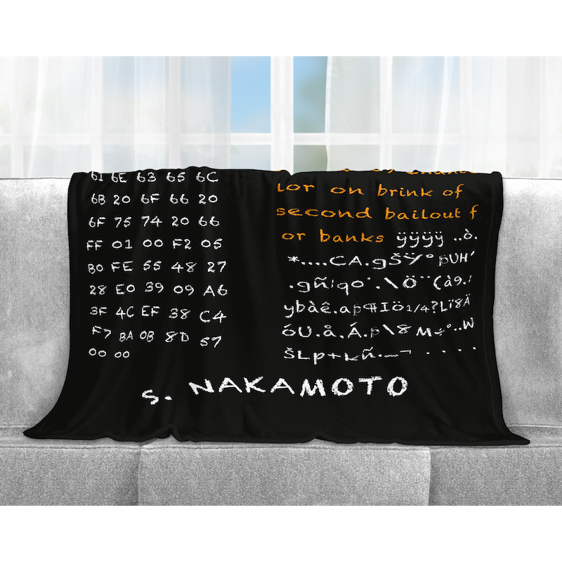 Bitcoin Blanket Bitcoin Merchandise Bitcoin Apparel Bitcoin Clothing