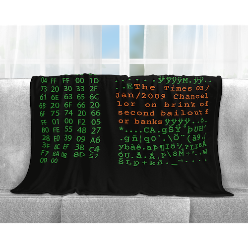 Bitcoin Blanket Bitcoin Merchandise Bitcoin Apparel Bitcoin Clothing