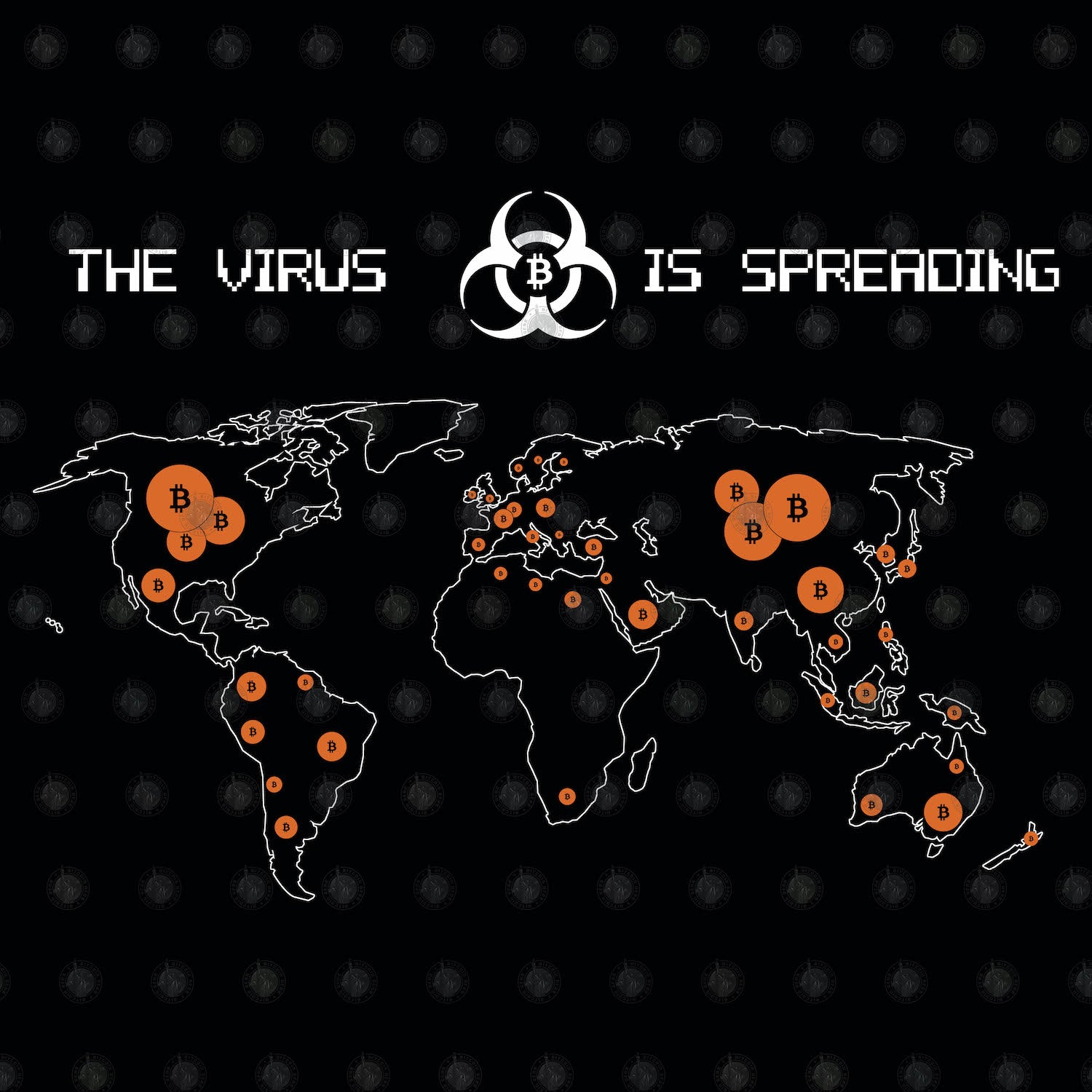 The Bitcoin Virus T-Shirt - Bitcoin Shirt - Bitcoin Merch - Bitcoin Clothing