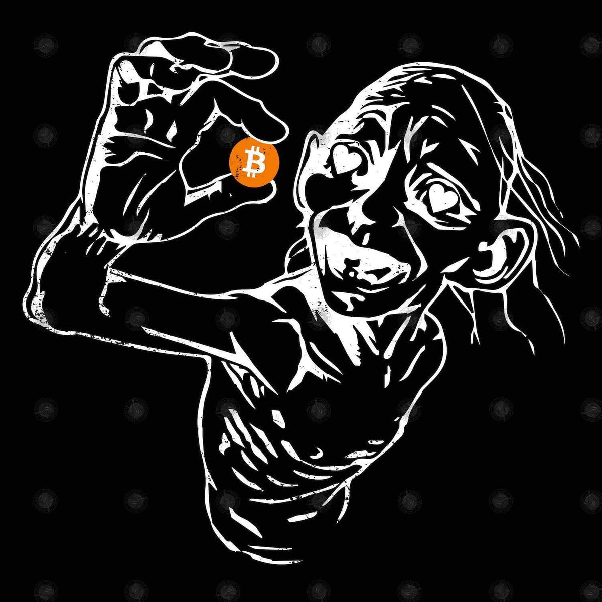 Vintage &quot;My Precious&quot; Bitcoin Hoodie