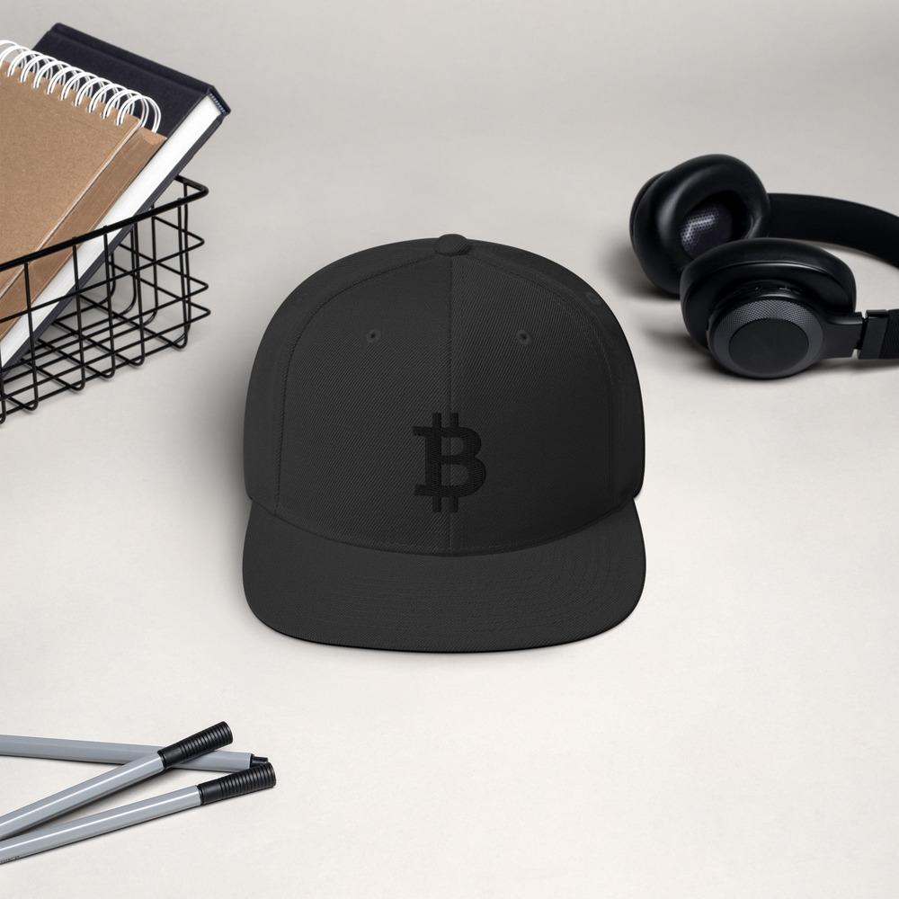 Black Bitcoin Hat - Bitcoin Cap