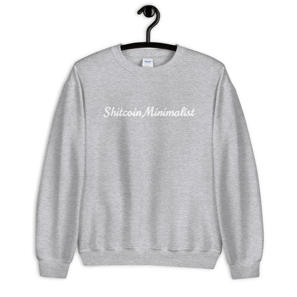 Shitcoin Minimalist Bitcoin Sweatshirt