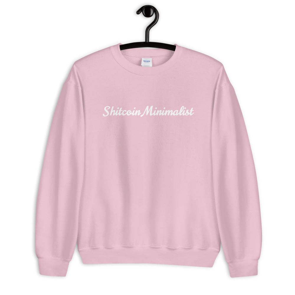 Shitcoin Minimalist Bitcoin Sweatshirt