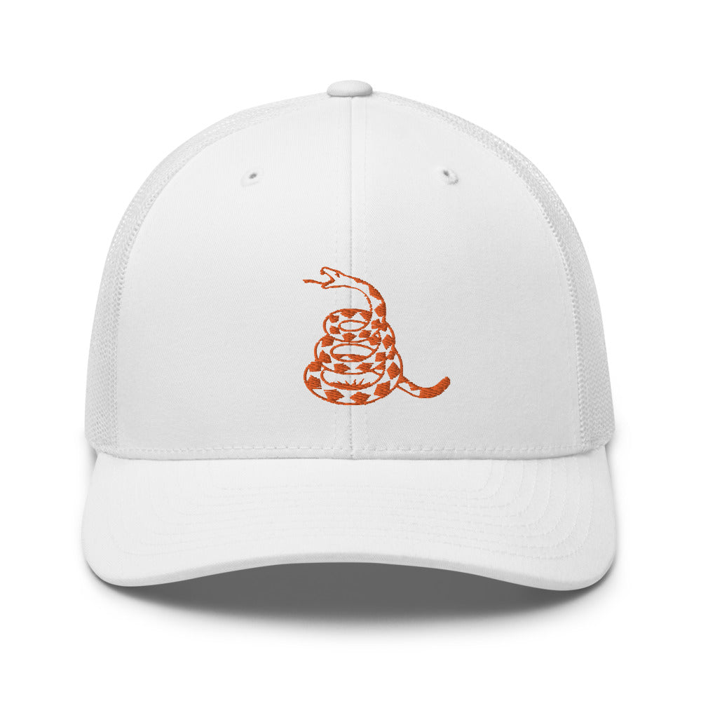 Sovereign Individual Trucker Cap - Bitcoin Hat - Gadsen Flag