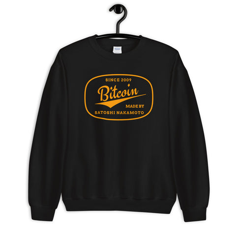 Made By Satoshi Nakamoto Unisex Bitcoin Sweatshirt