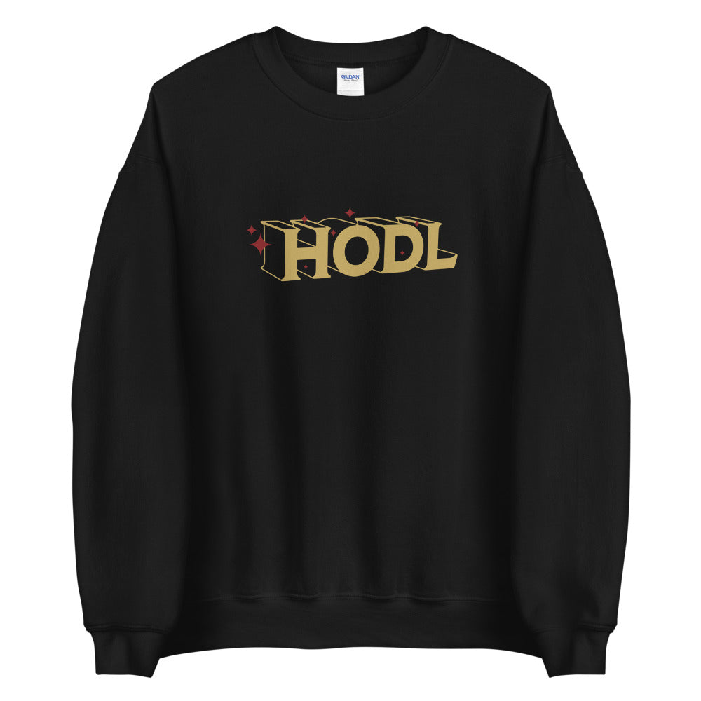 Hodl Unisex Bitcoin Sweatshirt - Bitcoin Merch - BTC