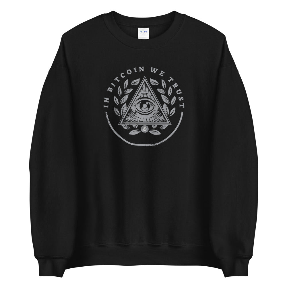 In Bitcoin We Trust Sweatshirt - Bitcoin Merch - Hodl BTC