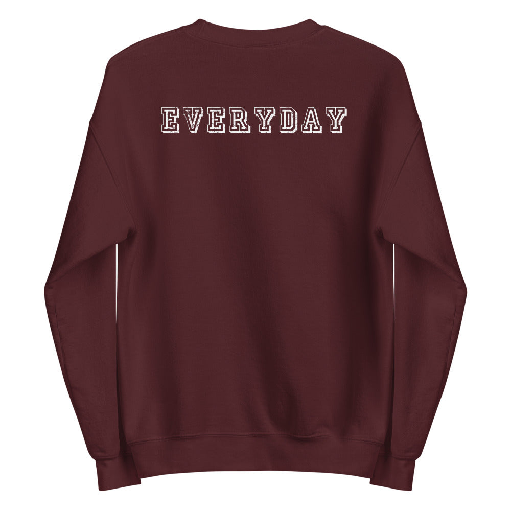 Stack Sats Everyday Sweatshirt | Front and Back Design - Bitcoin Merch