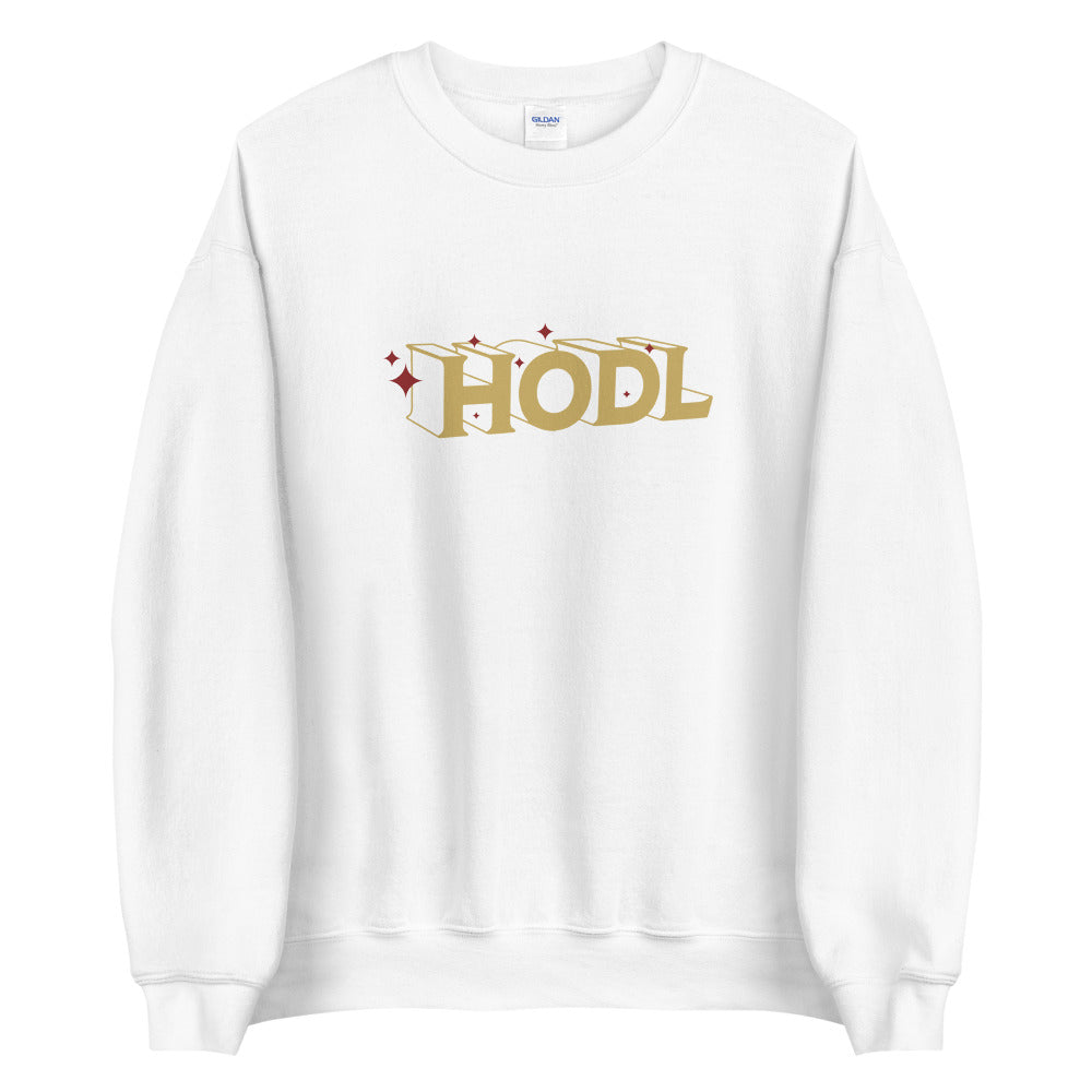 Hodl Unisex Bitcoin Sweatshirt - Bitcoin Merch - BTC