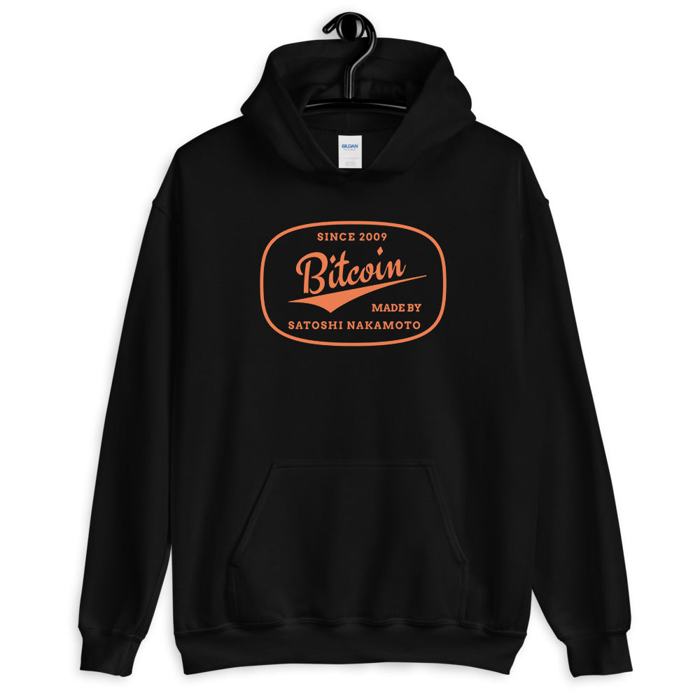 Made By Satoshi Nakamoto Unisex Bitcoin Hoodie