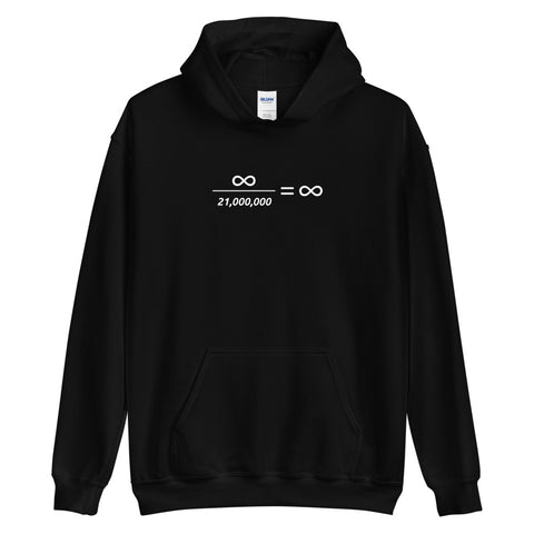 Infinite Fiat Bitcoin Unisex Bitcoin Hoodie - Bitcoin Merch - Hodl Hoodie