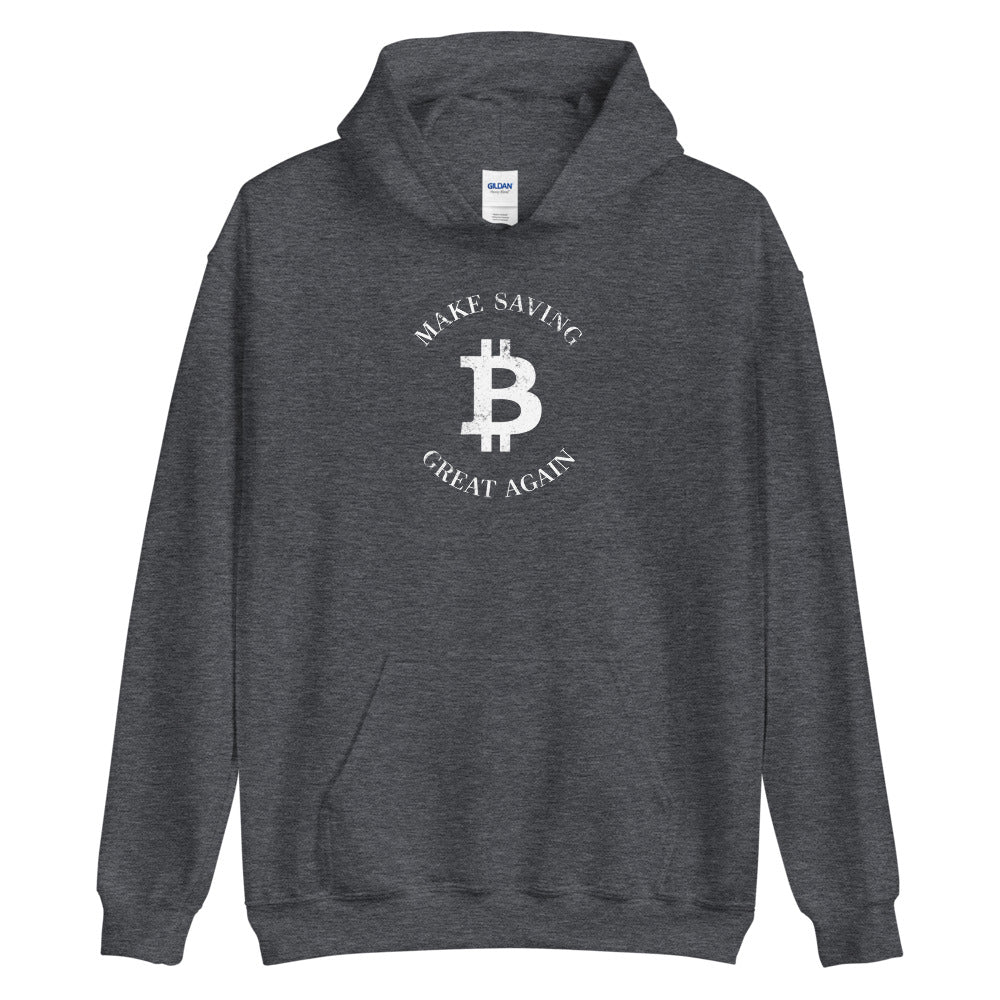 Make Saving Great Again Hoodie - Bitcoin Sweatshirt - Bitcoin Merchandise - Hodl BTC