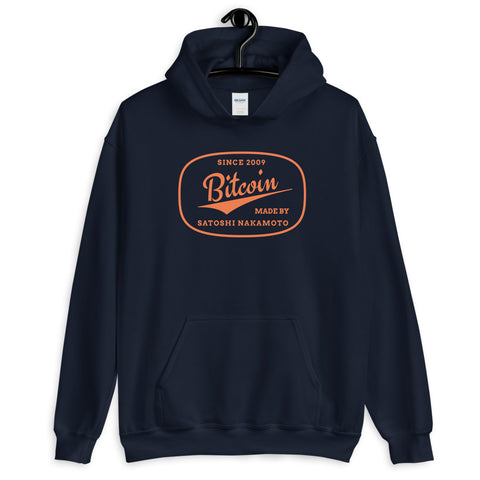 Made By Satoshi Nakamoto Unisex Bitcoin Hoodie