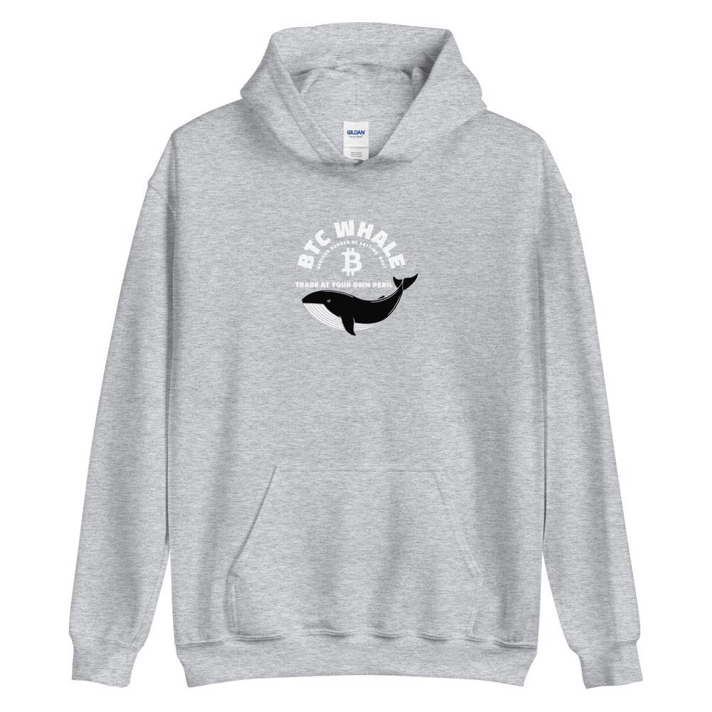 Bitcoin Whale Hoodie - Bitcoin Merch - Bitcoin Sweatshirt