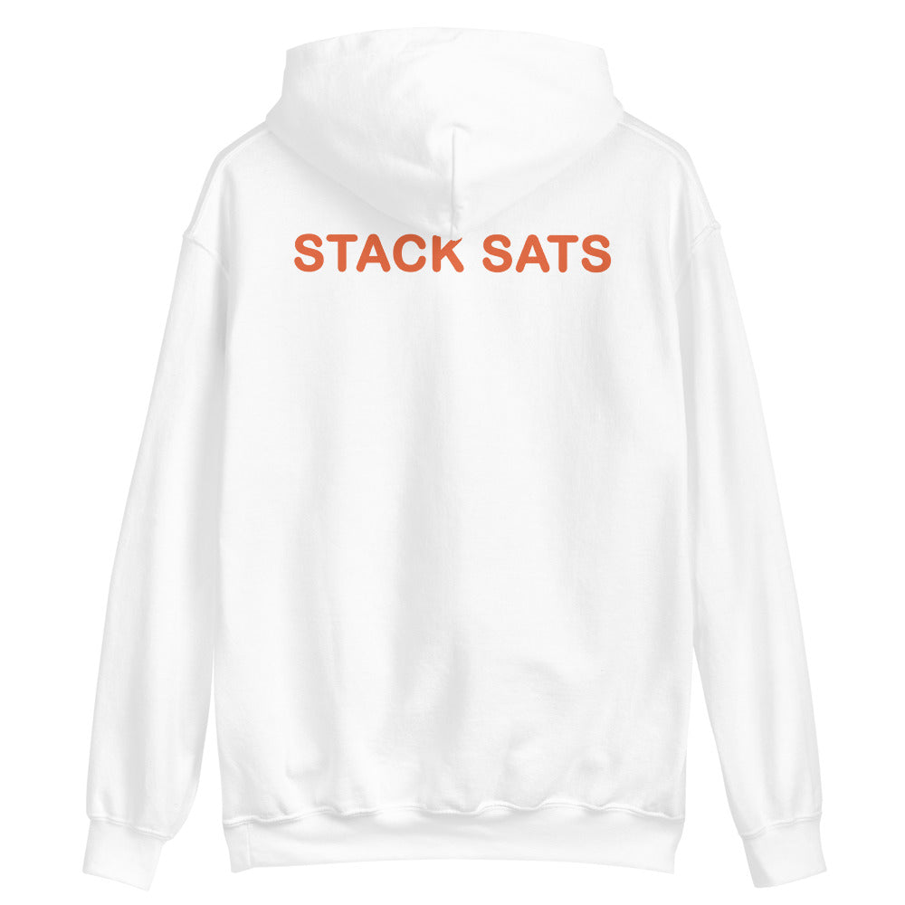 Left Chest Badge Stack Sats Hoodie⎢Bitcoin Hoodie - Sweatshirt