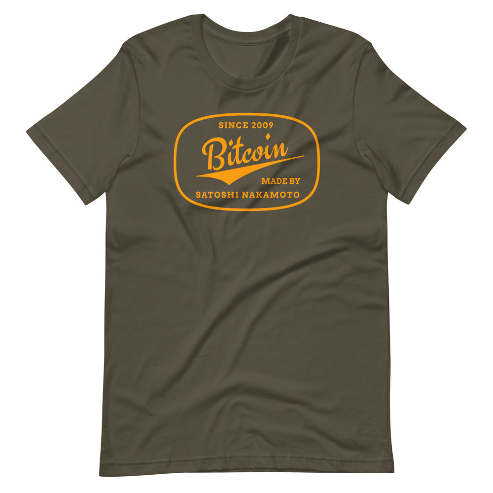 Made By Satoshi Nakamoto Bitcoin T-Shirt - Bitcoin T Shirt - Bitcoin Shirt - Bitcoin Merch