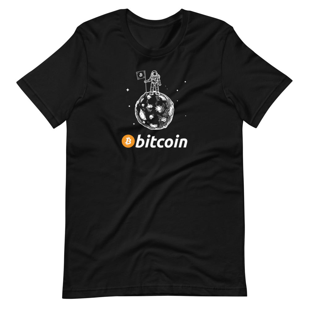 Bitcoin To The Moon Unisex T-Shirt - Bitcoin shirt - Bitcoin Merch