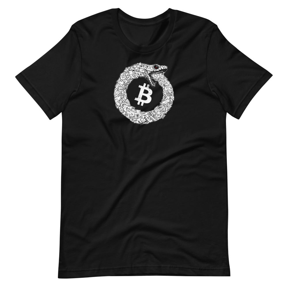 Infinite Fiat Money Regress T-Shirt - Bitcoin Merchandise - Bitcoin Shirt - Hodl BTC