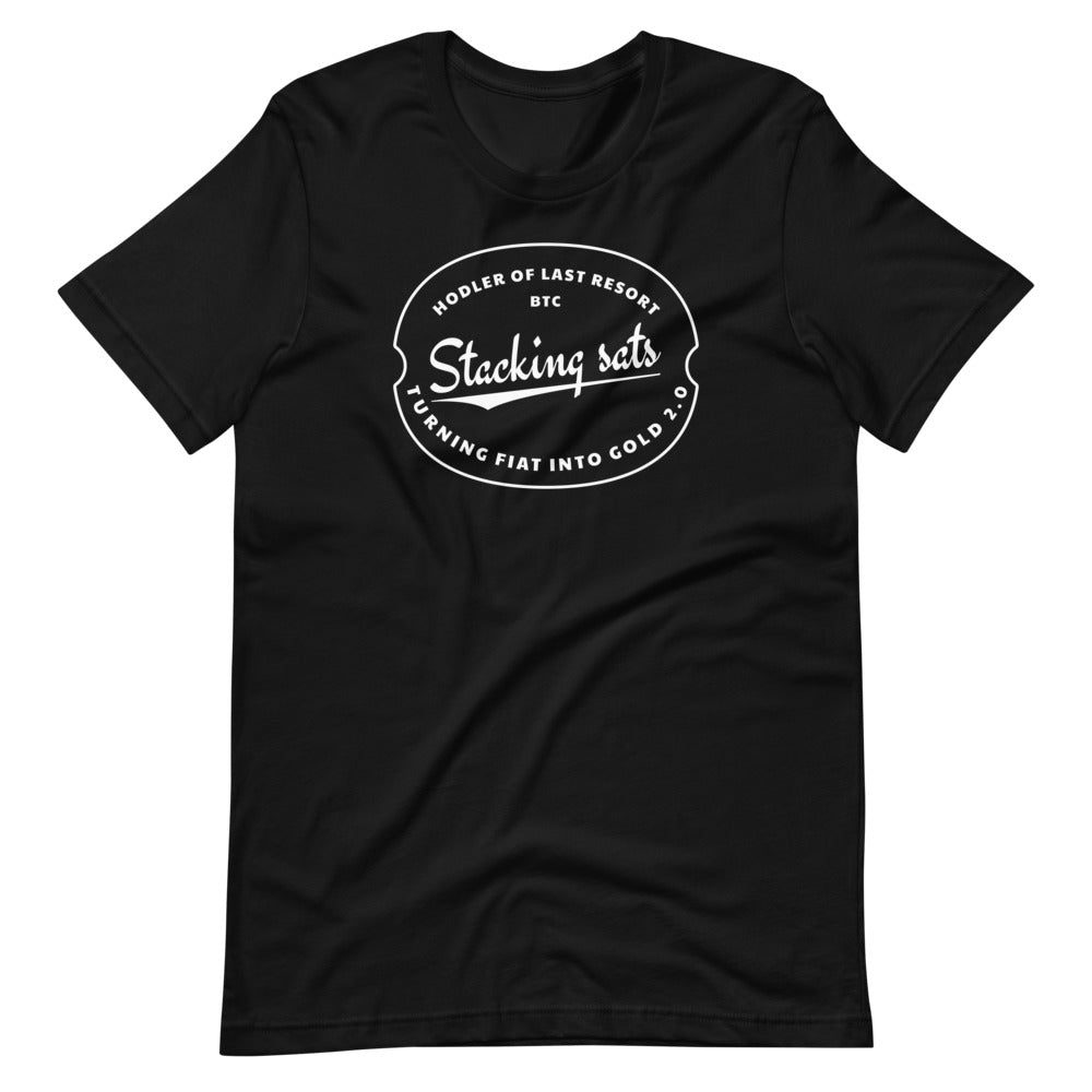 Stacking Sats T-Shirt - Bitcoin Shirt - Bitcoin Merch - Hodl BTC