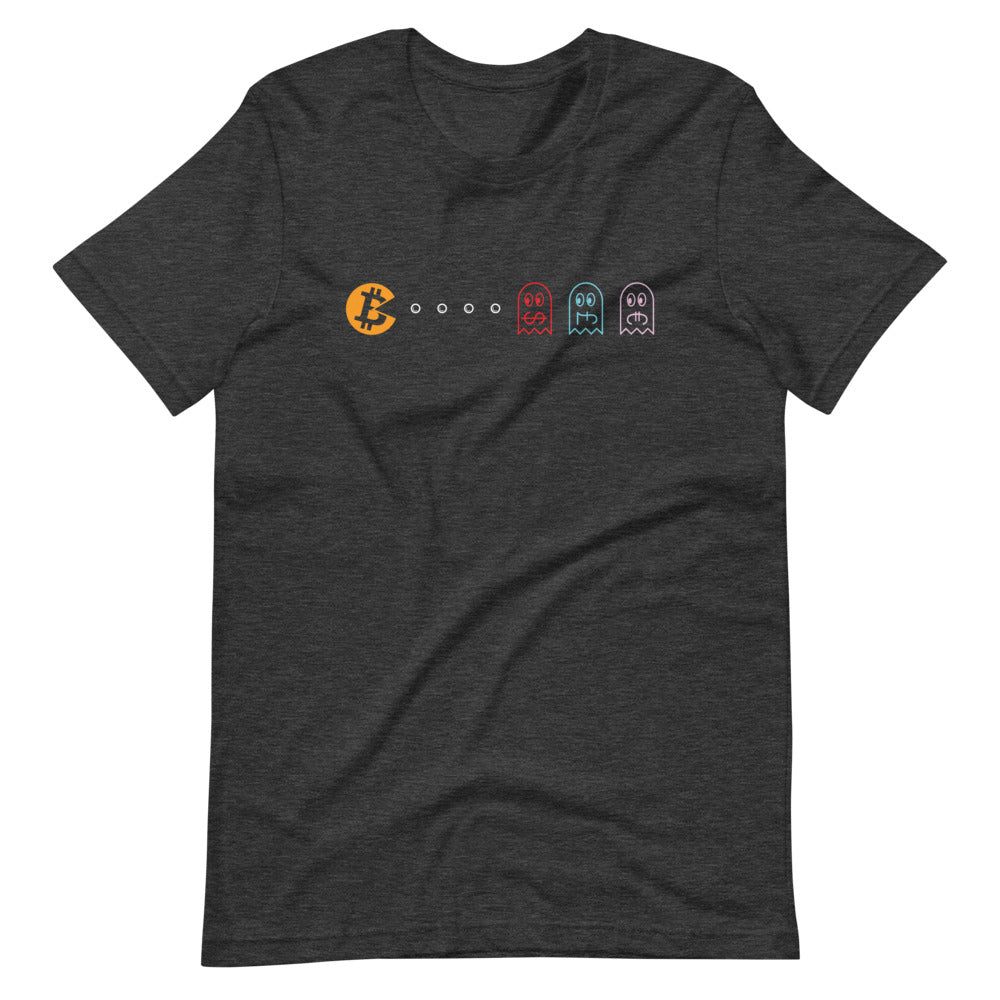 BTC Pacman Unisex T-Shirt - Bitcoin Shirt - Bitcoin Merch