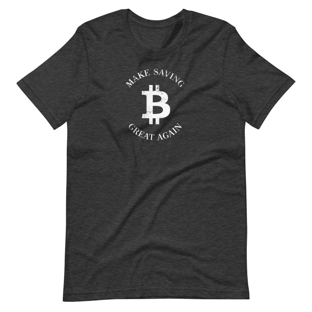 Vintage Make Saving Great Again T-Shirt - Bitcoin Shirt - Bitcoin Merchandise