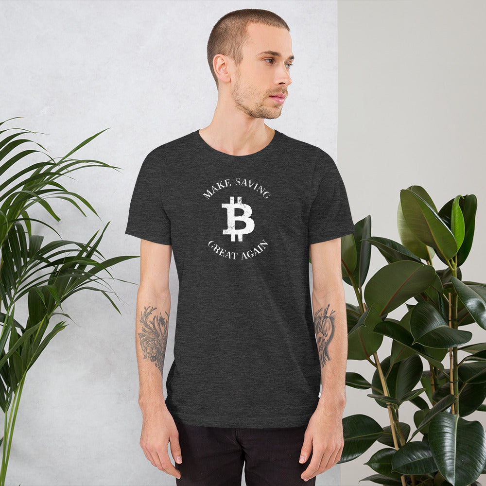 Vintage Make Saving Great Again T-Shirt - Bitcoin Shirt - Bitcoin Merchandise
