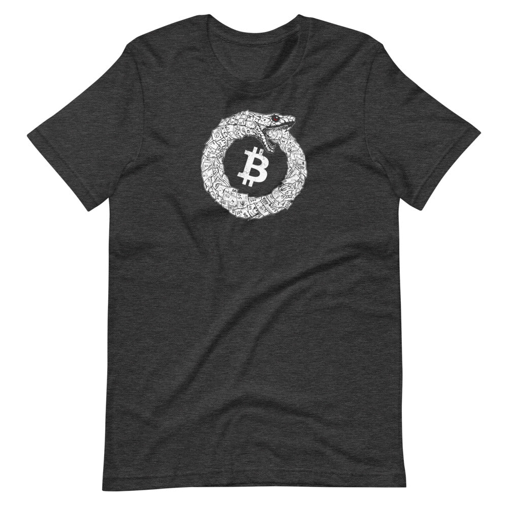 Infinite Fiat Money Regress T-Shirt - Bitcoin Merchandise - Bitcoin Shirt - Hodl BTC