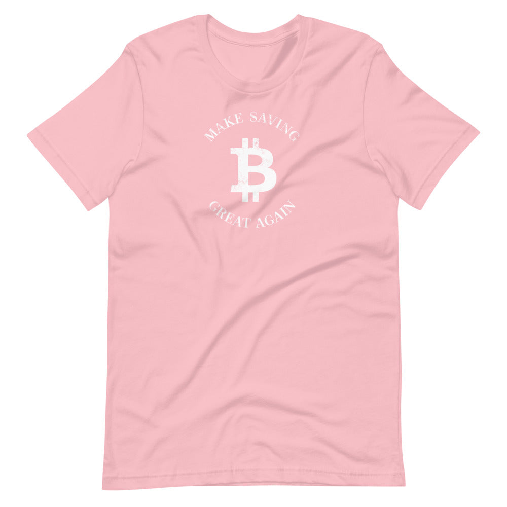 Vintage Make Saving Great Again T-Shirt - Bitcoin Shirt - Bitcoin Merchandise