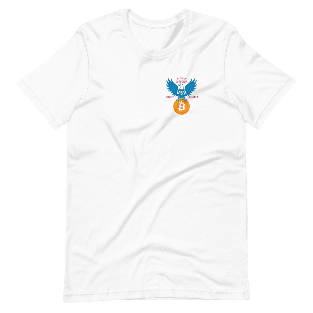 American Eagle Chest Badge Unisex Bitcoin T-Shirt - Bitcoin Merch - Hodl BTC