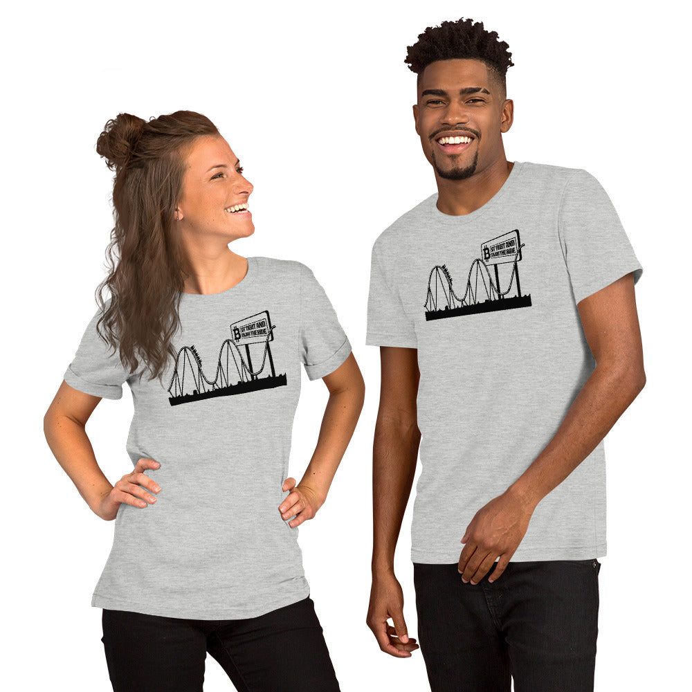 BTC Roller Coaster T-Shirt - Bitcoin Shirt - Bitcoin Clothing