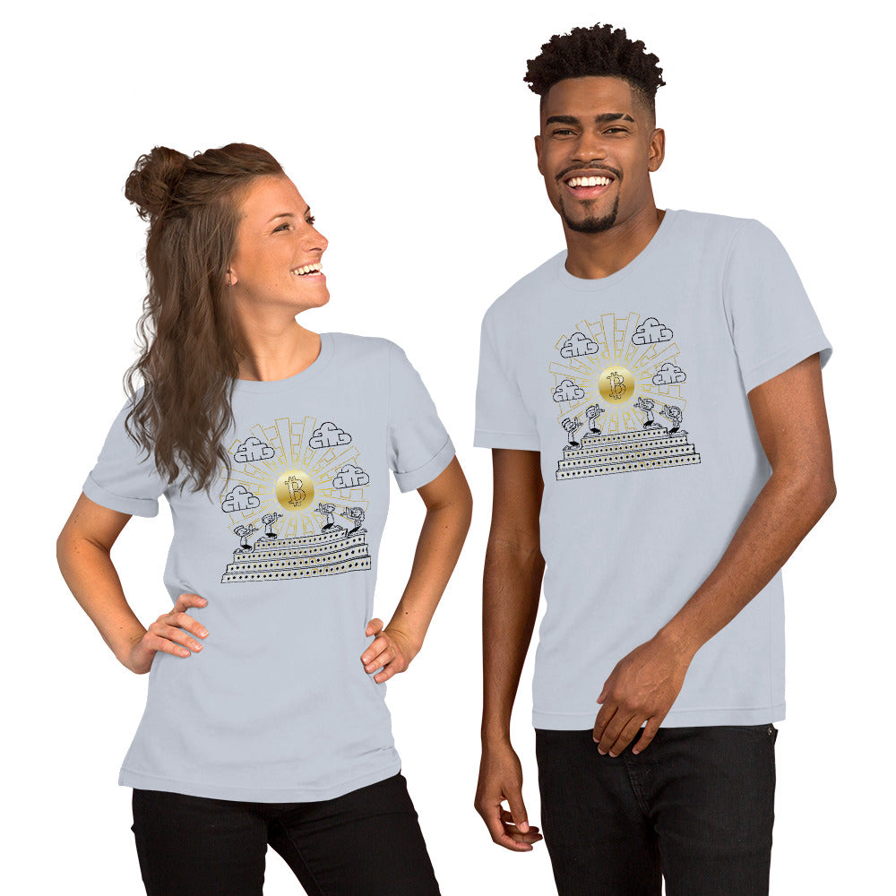 New Golden Mayan Sun T-Shirt - Bitcoin Merchandise - Bitcoin Clothing