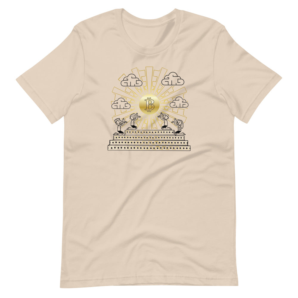 New Golden Mayan Sun T-Shirt - Bitcoin Merchandise - Bitcoin Clothing