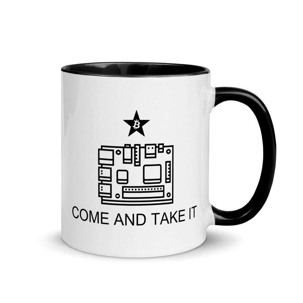 "Come And Take It" Raspberry Pi Full Node Bitcoin Mug - 11 oz