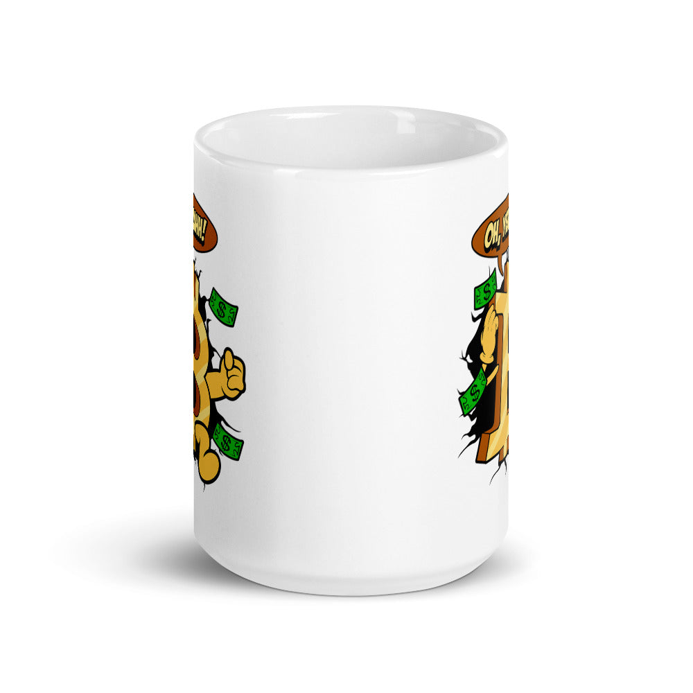 Kool Bitcoin White Glossy Mug - 15 oz.